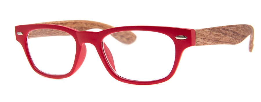 Wholesale A.J. Morgan Eyewear Woodpecker Red/Wood