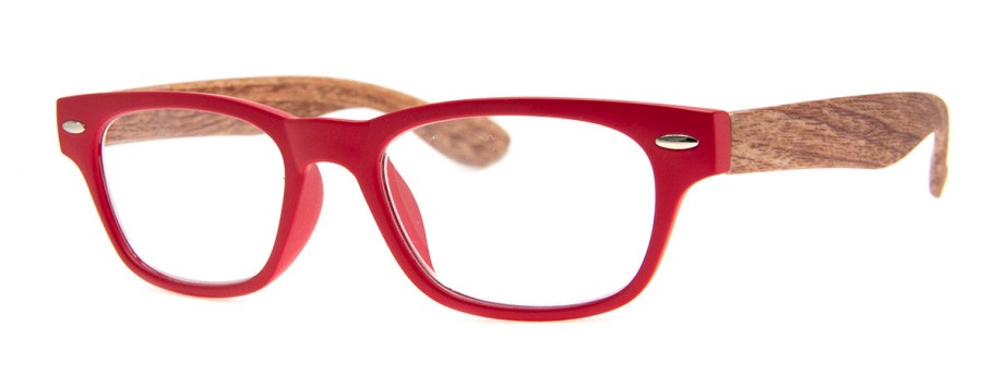 Clearance A.J. Morgan Eyewear Woodpecker Red/Wood