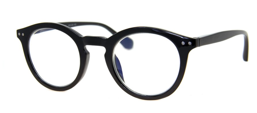 Clearance A.J. Morgan Eyewear Majestic (Blue-Light Computer Reading Glasses) Black