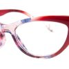 Clearance A.J. Morgan Eyewear Mardi Gras Red Multi