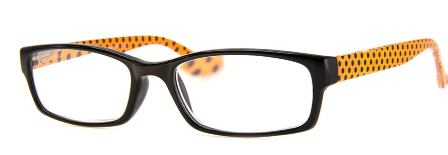 New A.J. Morgan Eyewear Dotty Black/Orange