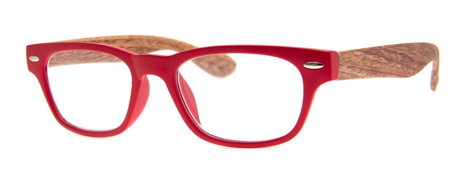 Best A.J. Morgan Eyewear Woodpecker Red/Wood